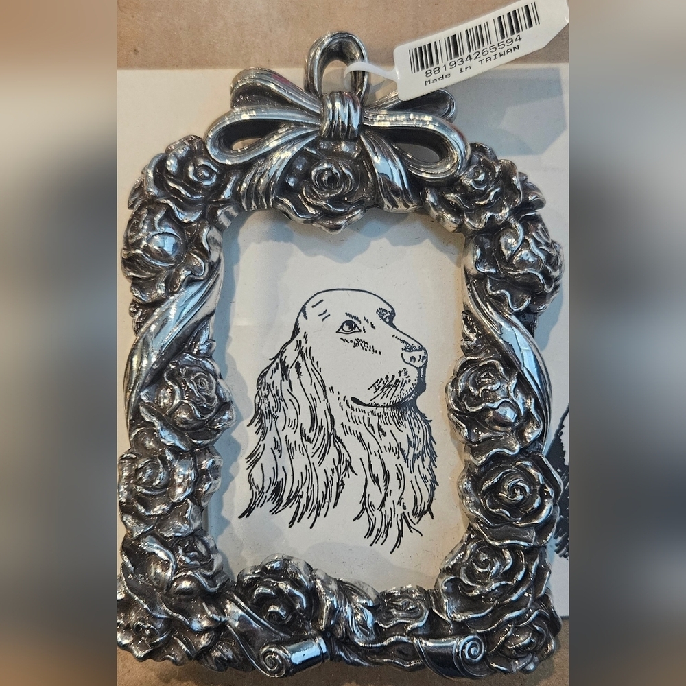 Small Brighton Picture Frame With Vintage Dog Print